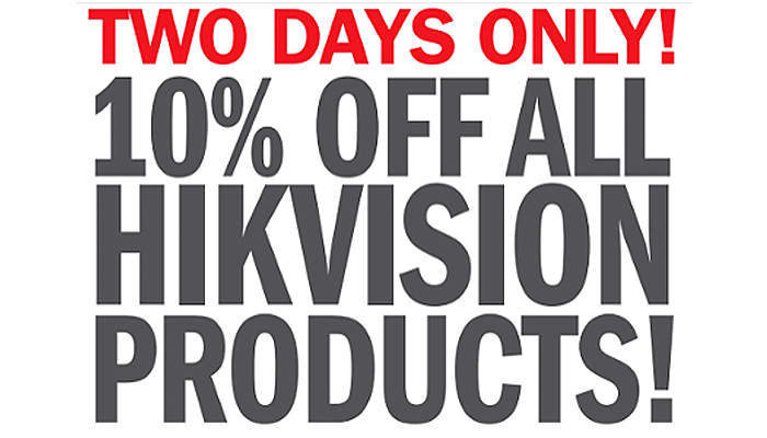 شرکت Hikvision به فروش با تخفیف سراسری معتاد شده است!