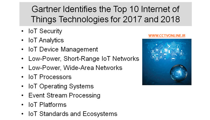 اینترنت اشیاء IoT بروایت گارتنر در سال 2017-2018